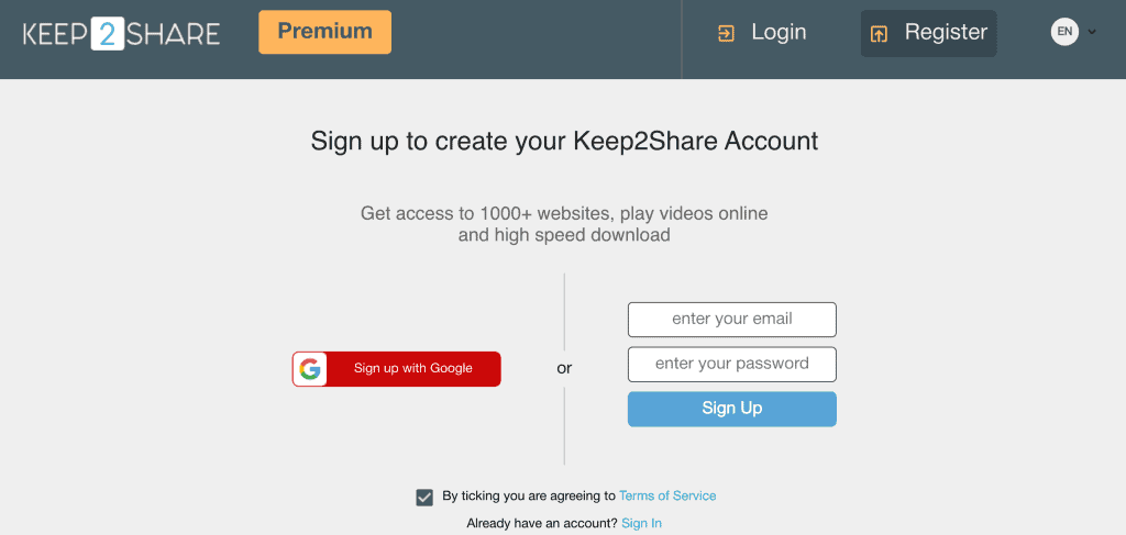 keep2share registration